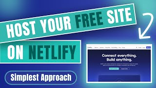 Host a Free Website on Netlify 2024  Create Netlify Account netlify reactjs [upl. by Bergstein]