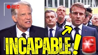 Macron se fait TERMINER par Dominique De Villepin sur le Liban et Gaza [upl. by Sukramaj218]