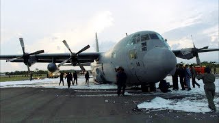 RMAF aircraft makes emergency landing at Labuan airport [upl. by Palmore]