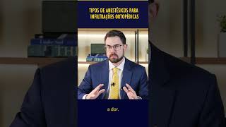 Tipos de anestésicos para infiltrações ortopédicas [upl. by Assetniuq]