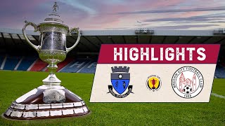 HIGHLIGHTS  Darvel 22 Brechin City  Darvel win 54 on Penalties  Scottish Cup 202122 [upl. by Thorin]