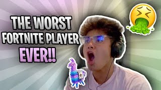 I MIGHT BE THE WORST FORTNITE PLAYER EVER [upl. by Nairb821]