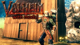 New base Can we find a dungeon  Valheim with mods  02 [upl. by Steven]