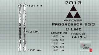 2013 Fischer quotProgressor 950quot CLine カービングスキー Ski Test By Tim Flanagan [upl. by Ahsyek909]