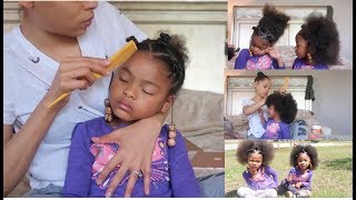 How To amp Style Cute Twinning Hairstyle for These Sisters From Start To Finish [upl. by Novelc]