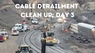 Cable Derailment Clean Up Day 3 [upl. by Kameko]