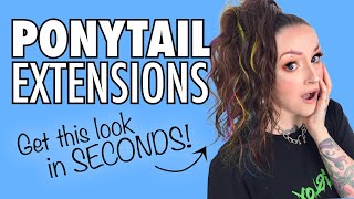 Ponytail Extensions Trying THREE types of ponytail extensions and so you don’t have to [upl. by Siraf607]