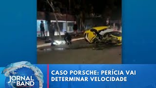 Caso Porsche perícia vai determinar velocidade de carro  Jornal da Band [upl. by Assilac]