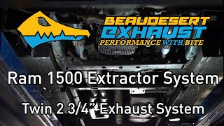 Beaudesert Exhausts Ram 1500 Extractor Exhaust System [upl. by Joshi]