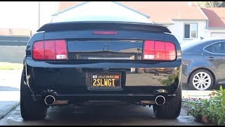 0509 Mustang GT500 Wing Install [upl. by Ominoreg341]