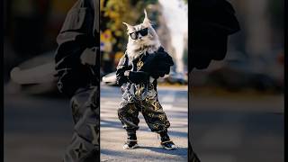 Cat dance video aivideo shortvideo love catlover love shortvideo song [upl. by Braunstein]