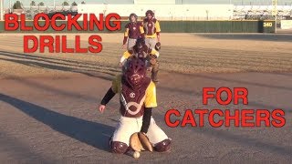 Blocking Drills for Catcher [upl. by Nanreit611]