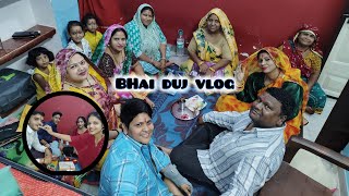 bhai duj🥳 family masti vlog Kirannakwal AnkushSaxena58 [upl. by Berkeley754]