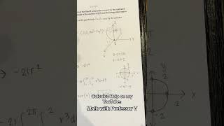 Look at this GORGEOUS 🤩🤩 Calculus 3 Exam mathwithprofessorv calculusvideos calculus maths [upl. by Alyakcm832]