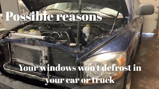 Possible reasons Your windows are foggy in your car or truck all the time [upl. by Babby]