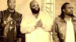 Rick Ross  Pandemonium ft Meek Mill amp Wale Lyrics [upl. by Aryas]