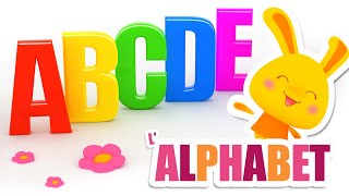 Comptines de lAlphabet  Chanson alphabet Maternelle  ABCD [upl. by Zurc]