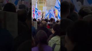 British Jews Sing UK National Anthem at Vigil for Israel in Manchester [upl. by Scholz]