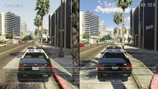 Grand Theft Auto 5 Xbox 360 vs PS3 Gameplay FrameRate Tests [upl. by Sabine]