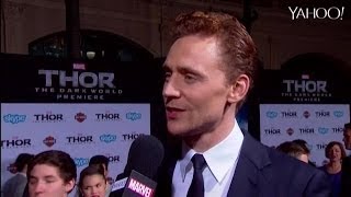 Tom Hiddleston and Chris Hemsworth Red Carpet Interviews  Thor The Dark World LA Premiere [upl. by Nancie]