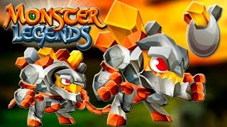 Monster Legends  Metalsaur Nivel 100 [upl. by Ethelred]