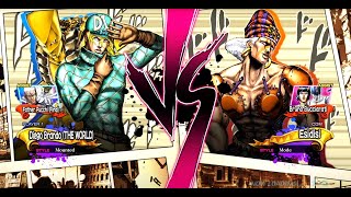 quotTime Manipulation vs Heat Control Diego Brando The World vs Esidisi  JoJo AllStar Battle Rquot [upl. by Isewk]