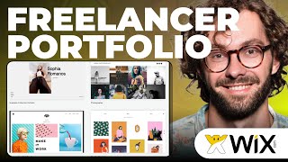 How To Make Freelancer Portfolio Website on Wix  Full Tutorial [upl. by Adnoyek]