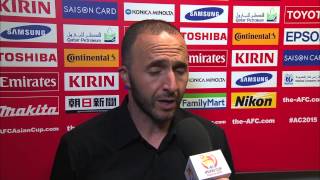 Interview Djamel Belmadi Coach Qatar [upl. by Hammond]