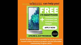 Access Wireless can help pay for your Cell Phone bill [upl. by Airemaj]