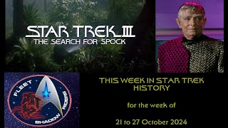 This Week in Star Trek History 21 to 27 October 2024 [upl. by Gruchot]