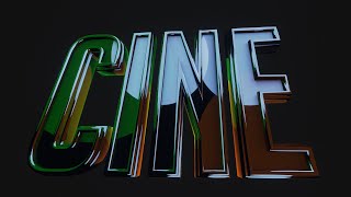 Blender 3D Text Design Blender Tutorial [upl. by Sefton]