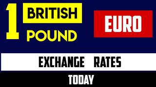 Today Pound to Euro Rates 1 GBP to EUR 21 June 2024 [upl. by Nuhsyar520]