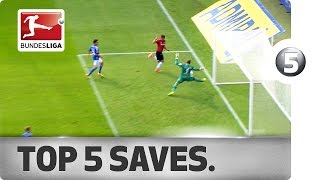 Top 5 Saves  Zieler Leno and More with Incredible Stops [upl. by Harsho932]