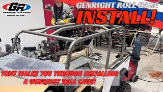 How To Install A GenRight Full Roll Cage Tony Shows You How To Install And All The Options [upl. by Odrareg288]