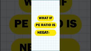 PE Ratio Explained What Does a Negative PE Mean  Stock Market Analysis fundamentalanalysis [upl. by Sollie255]