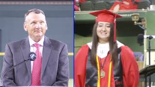 Burleson ISDs Burleson High School Class of 2020 Commencement Ceremony at Globe Life Field [upl. by Herald826]