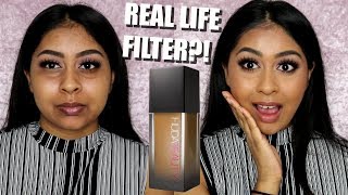 HUDA BEAUTY FAUXFILTER FOUNDATION amp PRIMER FIRST IMPRESSION  NO COLOUR CORRECTOR [upl. by Bridget]