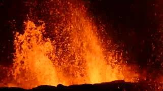 Eruption Piton de la Fournaise ile de la Réunion [upl. by Bobbette553]