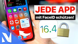 JEDE App mit FaceID TouchID amp Passwort schützen NEUE Methode 2023 🔐  NilsHendrik Welk [upl. by Whale937]