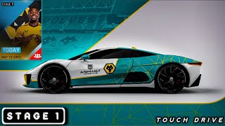 Asphalt 9  Jaguar CX75 Special Event Stage 1  Touchdrive with TVR Griffith [upl. by Aigil]