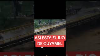 ASI ESTA EL RIO DE CUYAMEL noticias hch honduras parati viralvideo fly flip mexico mundo [upl. by Heyde]