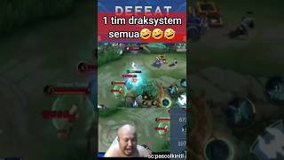 draksystem pascol di troll satu tim🤣  mlbb [upl. by Albin]