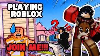 Playing Roblox with Viewers [upl. by Erolyat]