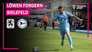 TSV 1860 München – DSC Arminia Bielefeld Highlights mit LiveKommentar  3 Liga  MAGENTASPORT [upl. by Ixela]