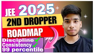 Jee 2nd Dropper 2025 Roadmap  jee iitjee discipline pwians 2025 strategy [upl. by Nyleahcim]