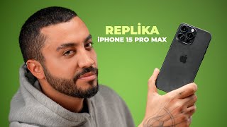 ÇAKMA iPHONE 15 PRO MAX ALDIM  Gördüğüm En İyi Çakma [upl. by Fonda623]