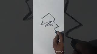 Easy Line Drawing art drawing creative [upl. by Eelamme]