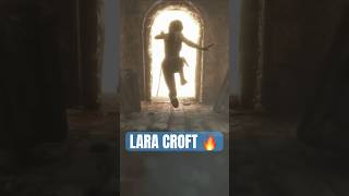 Lara croft 🔥 rise of the tomb raider game shorts shortvideo shortsfeed trending trendingshort [upl. by Rdnaskela566]