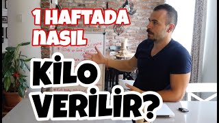 1 Haftada NASIL HIZLI KİLO VERİRSİN [upl. by Rehportsirhc]