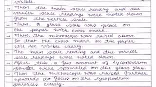 Physics Practical  to find out the refractive index of glass slab using travelling microscope [upl. by Watkins677]